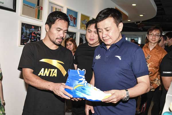 Manny Pacquiao and Anta china tour