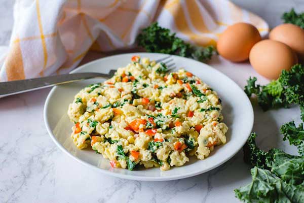 Veggie and Egg Scramble