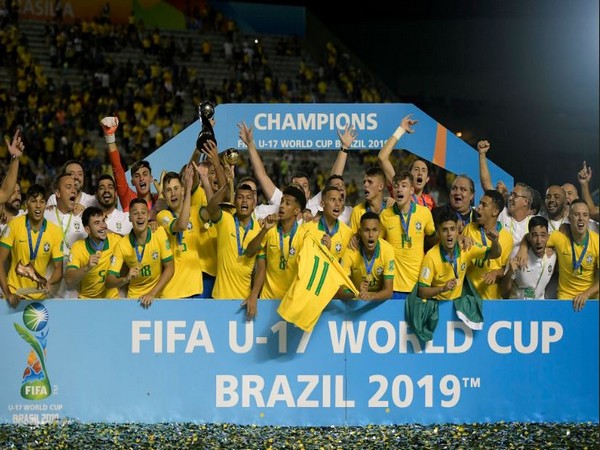 With this victory, Brazil have taken their World Cup titles tally to four. (Photo/ CFB Futebol Twitter) 