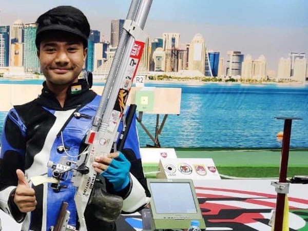 Indian shooter Dhanush Srikanth (Picture: SAIMedia's twitter)