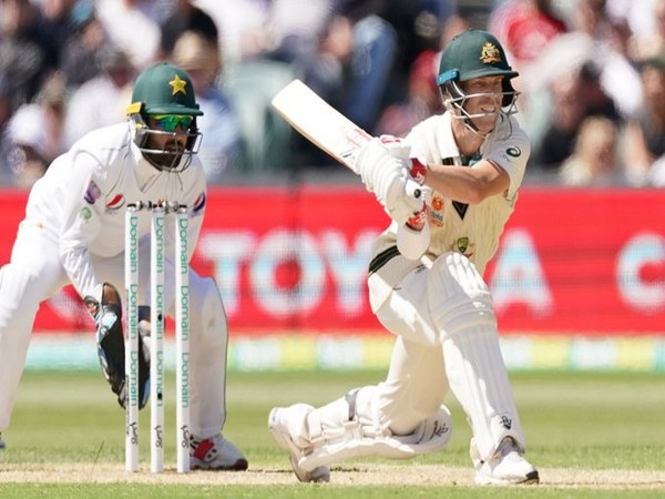 David Warner in action against Pakistan (Photo/ cricket.com.au Twitter)