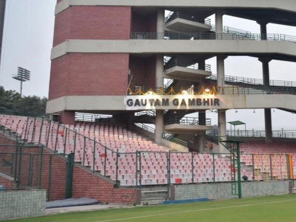 Gautam Gambhir stand at the Arun Jaitley stadium. (Photo/ Gautam Gambhir Twitter) 