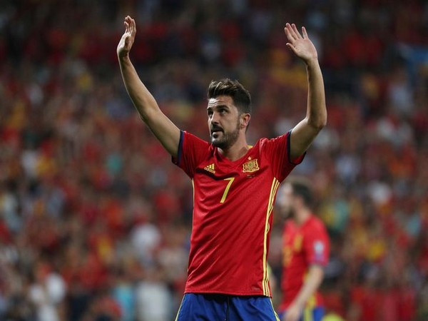 Former Spain forward David Villa 