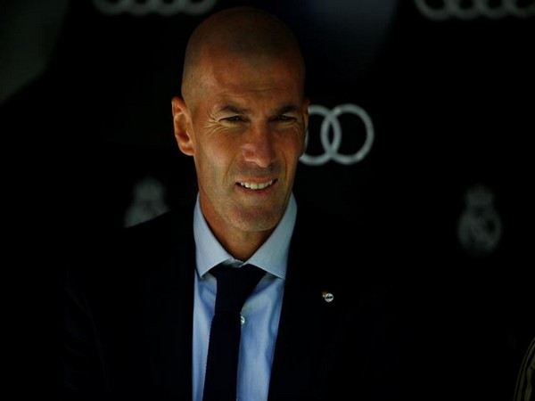 Real Madrid coach Zinedine Zidane 