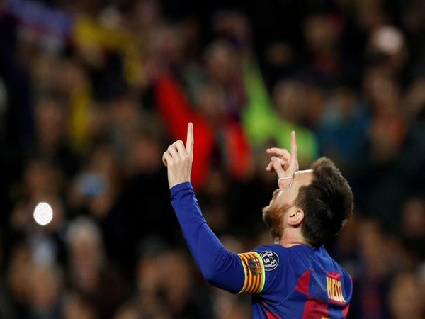 Barcelona striker Lionel Messi 