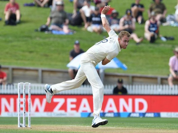 England pacer Stuart Broad in action against New Zealand 