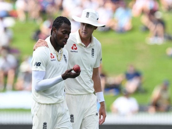 England's Stuart Broad with Jofra Archer 