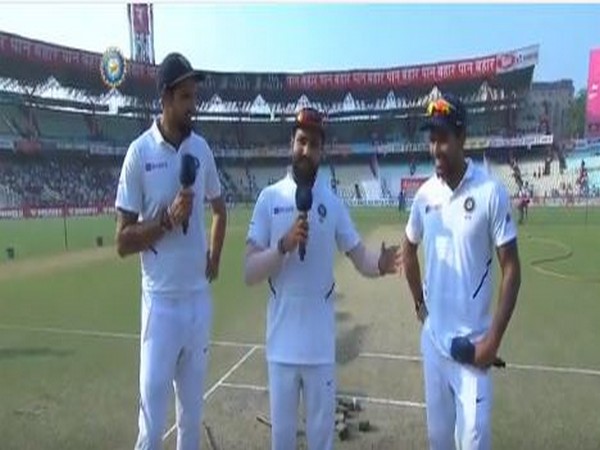 Ishant Sharma (left), Rohit Sharma (middle) and Umesh Yadav (right) (Photo/ BCCI Twitter) 