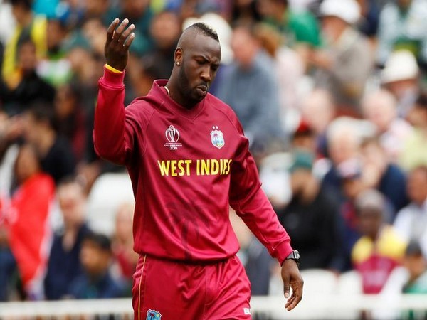 West Indies all-rounder Andre Russell 