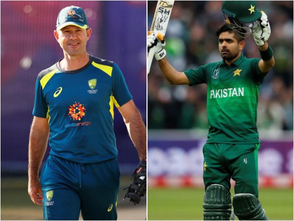 Ricky Ponting (L) and Babar Azam (R)