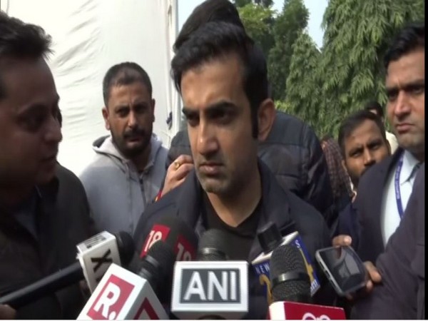 Former cricketer and BJP lawmaker Gautam Gambhir speaking to ANI