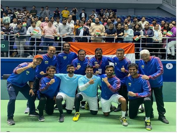 India's Davis Cup team (Photo/ Sumit Nagal Instagram) 