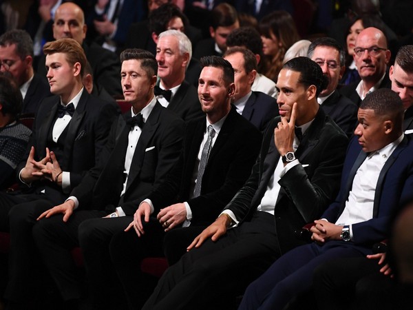 Virgil van Dijk at the Ballon d'Or ceremony (Photo/ Virgil van Dijk Twitter)