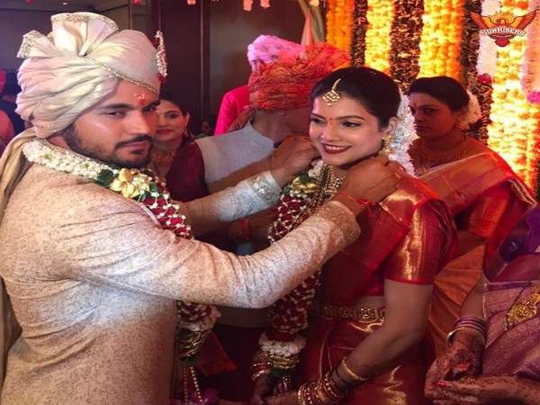 Manish Pandey ties the knot with Ashrita Shetty (Photo/ Rohit Sharma Twitter)