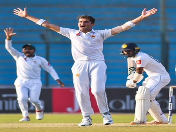 Pakistan pacer Shaheen Shah Afridi in action against Sri Lanka (Photo/ PCB Twitter)