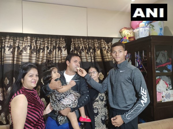 Yashasvi Jaiswal celebrates with family after getting picked by RR 