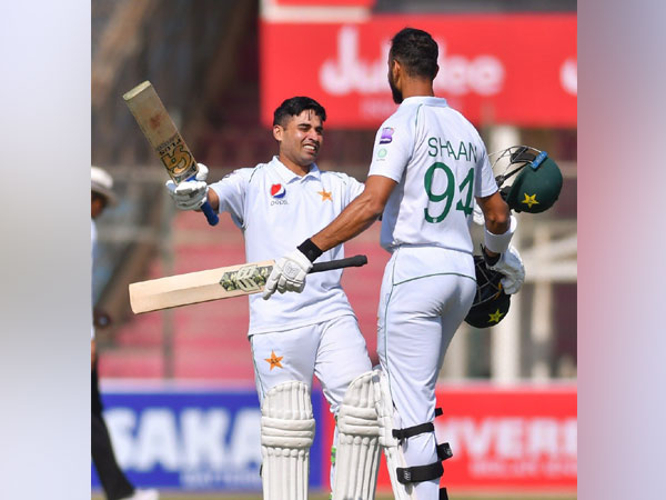 Pakistan's Abid Ali and Shan Masood in action against Sri Lanka (Photo/ PCB Twitter)