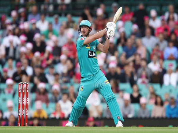 Brisbane's Chris Lynn in action against Sydney Sixers (Photo/ Brisbane Heat Twitter)