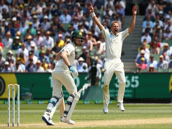 Neil Wagner celebrates the dismissal of Steve Smith (Photo/ ICC Twitter)