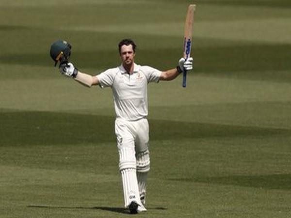Australia's Travis Head celebrates after scoring century against New Zealand (Photo/ cricket.com.au Twitter)