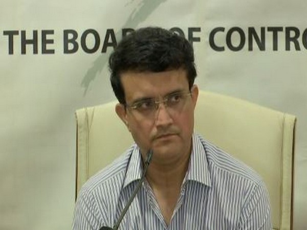 BCCI president Sourav Ganguly during the press conference here on Sunday. 