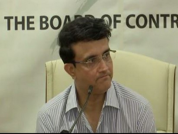 BCCI President Sourav Ganguly during the press conference here on Sunday. 