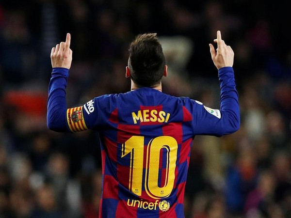 Argentine striker Lionel Messi