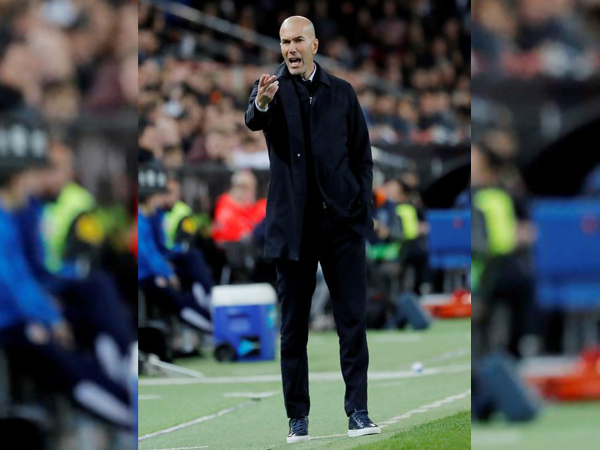 Real Madrid manager Zinedine Zidane 