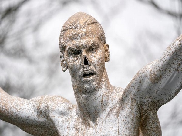 Zlatan Ibrahimovic's statue vandalised in Malmo 