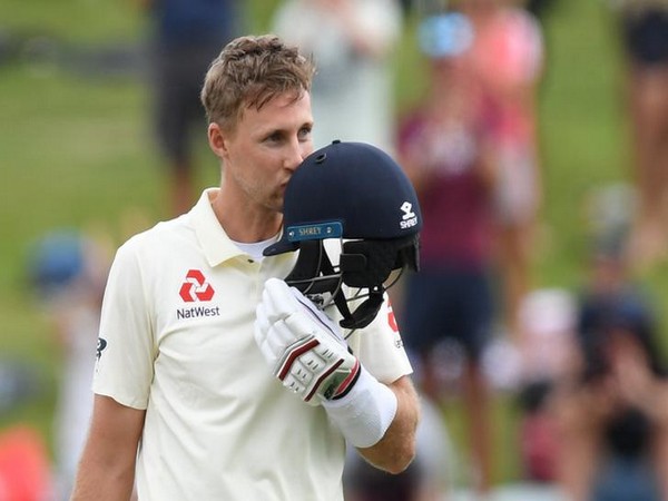 England skipper Joe Root celebrates after scoring century against New Zealand