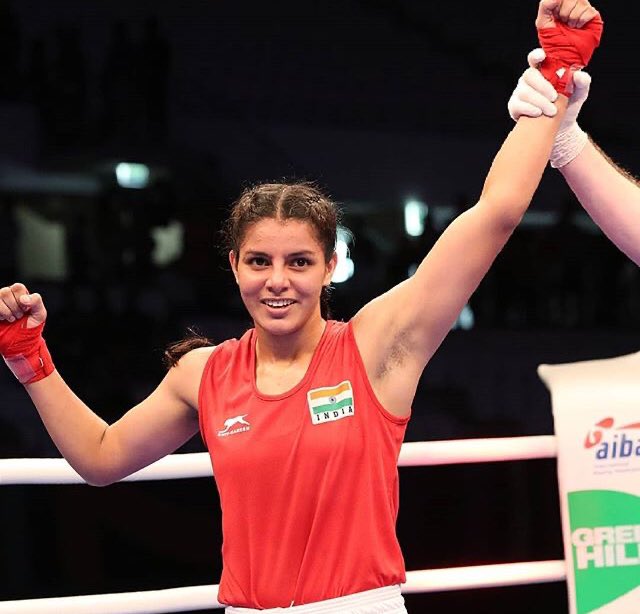 Boxer Sakshi Chaudhary (Photo/Boxing Federation Twitter)