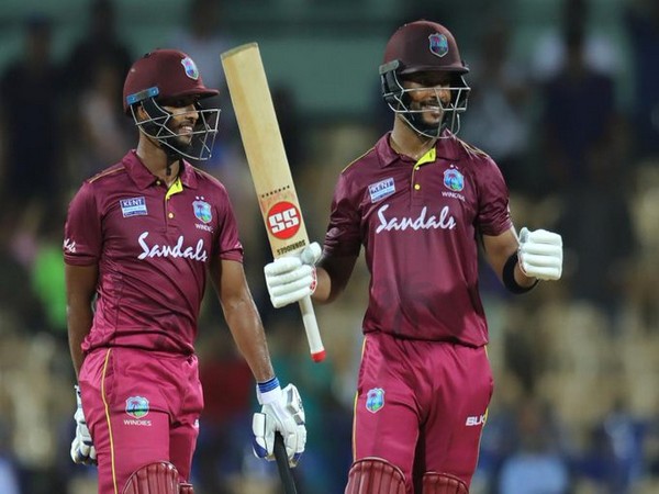 Shai Hope and Nicholas Pooran. (Photo/ICC Twitter)