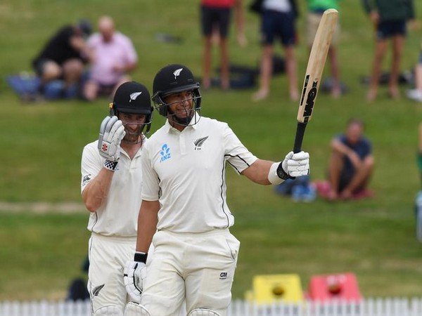 New Zealand Skipper Kane Williamson and batsman Ross Taylor