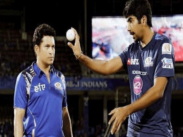 Sachin Tendulkar and Jasprit Bumrah (Photo/Sachin Tendulkar Twitter)