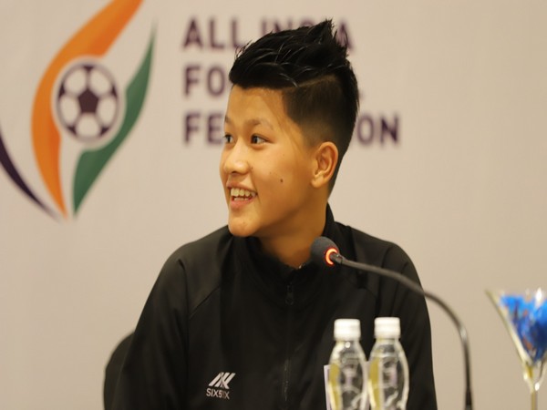 Defender Shilky Devi   Image:  Indian Football Team's twitter