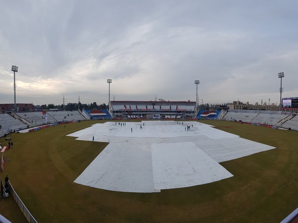 Wet Outfield Image: Pakistan Cricket's twitter