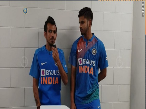 Yuzvendra Chahal with Shreyas Iyer (Photo/ BCCI)