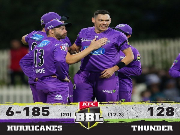 Hobart Hurricanes defeat Sydney Thunders (Image: BBL's Twitter)