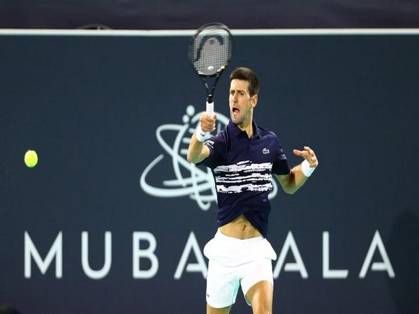 World number two tennis player Novak Djokovic 