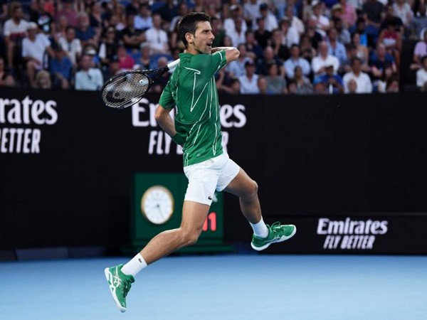 The Serbian tennis player Novak Djokovic (Photo/ Australian Open Twitter) 