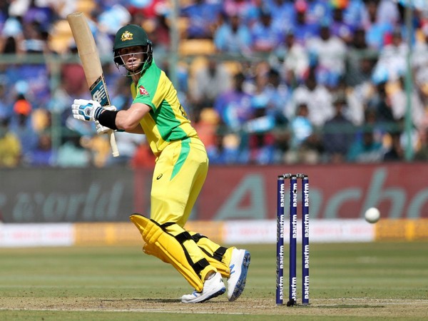 Australia batsman Steve Smith in action against India (Photo/ cricket.com.au Twitter)