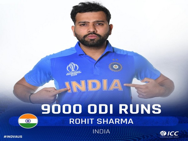 Opening batsman Rohit Sharma (Photo/ ICC Twitter)