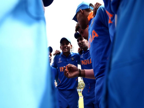 Indian colts before match against Japan (Photo/ Cricket World Cup Twitter)