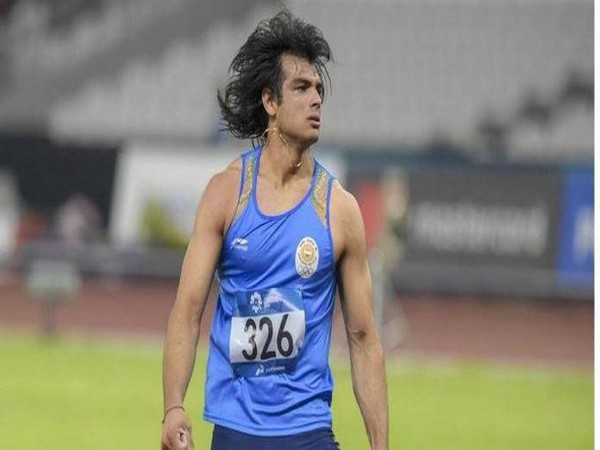 Javelin thrower Neeraj Chopra (Photo/ Kiren Rijiju Office Twitter)