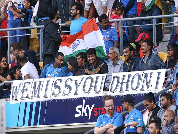 Fans display banner in fourth T20I between India and New Zealand (Photo/ BCCI Twitter)