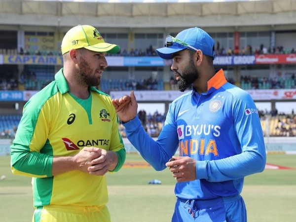 Australia skipper Aaron Finch and India captain Virat Kohli (Photo/ ICC Twitter) 