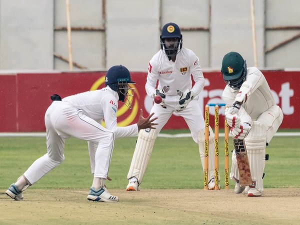 Sri Lanka restricted Zimbabwe at 358 runs in their first innings. (Photo/ Sri Lanka Cricket Twitter)