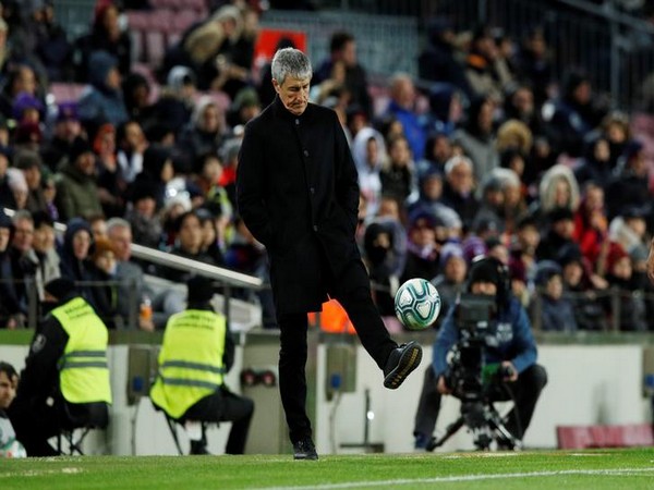 Barcelona coach Quique Setien