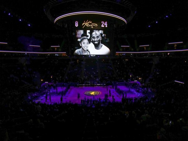 Memorial for Kobe Bryant and his daughter Gianna at Target Center