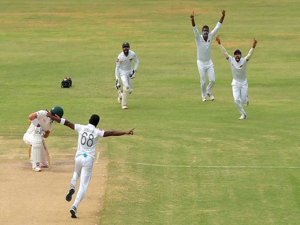 Zimbabwe will resume their second innings from 62/1 on day four. (Photo/ ICC Twitter)